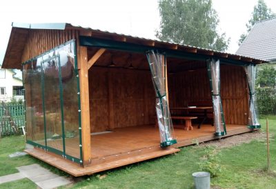 Раздвижные мягкие окна